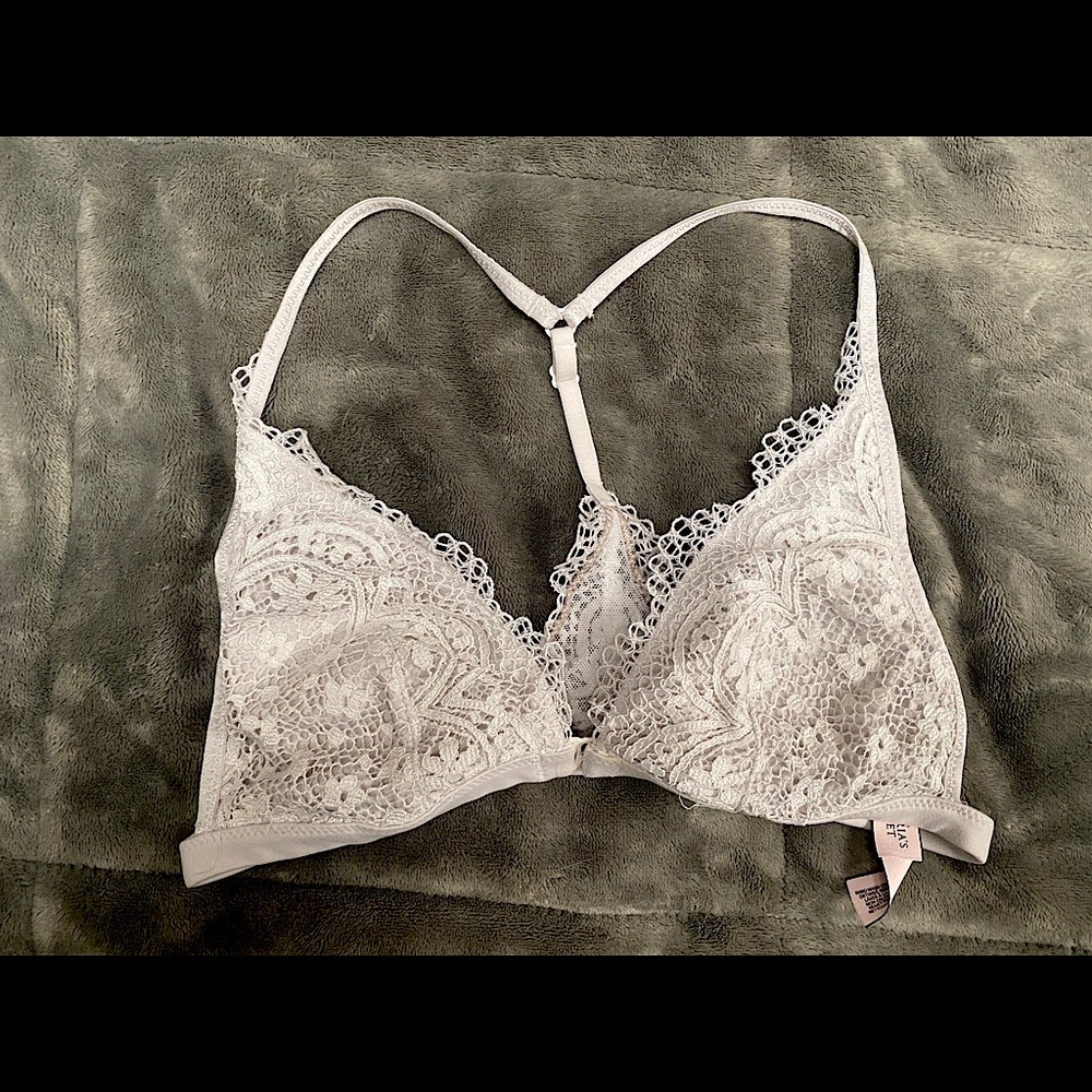 White bralette